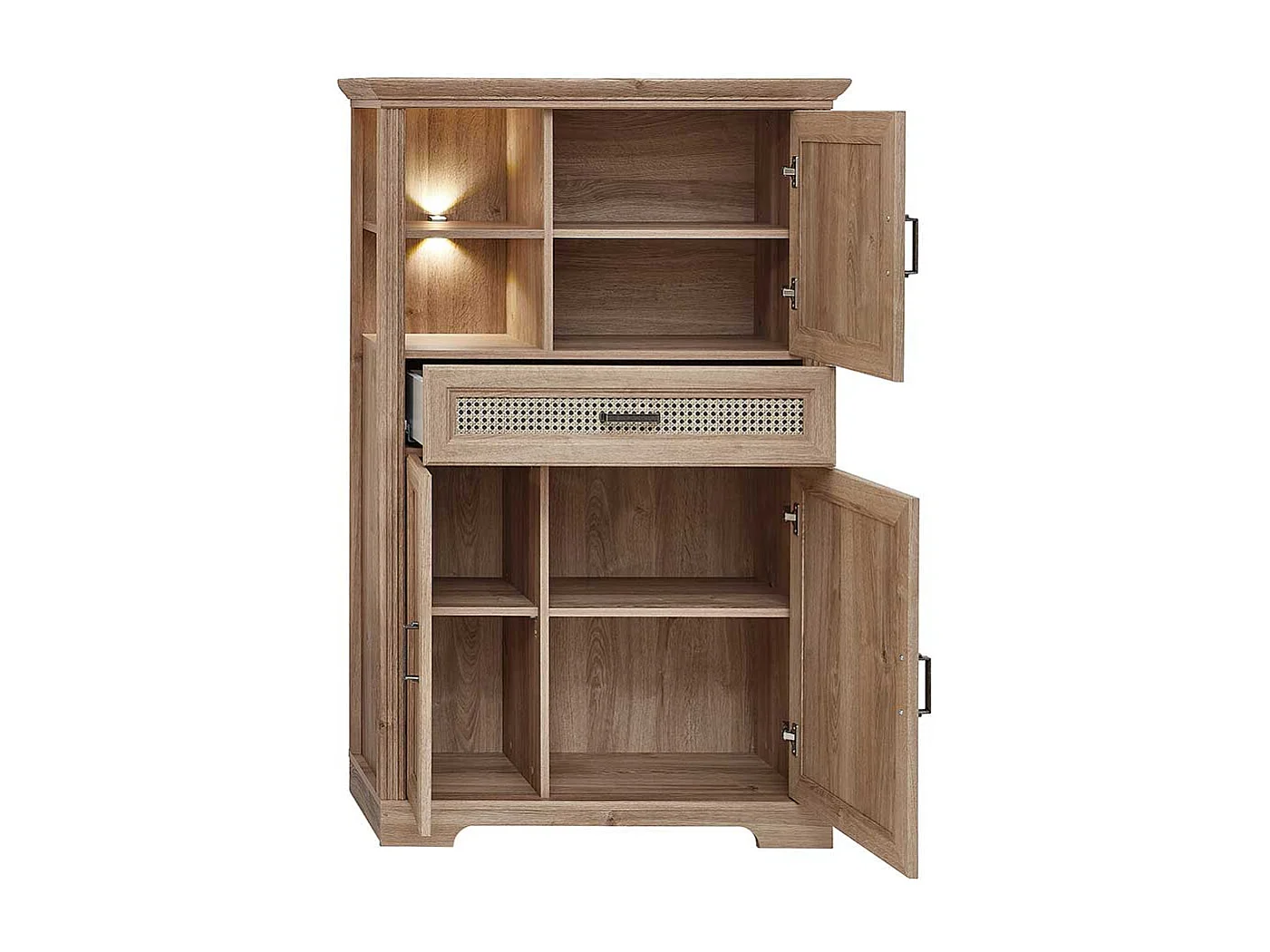 Highboard mit LED Beleuchtung einer Schublade