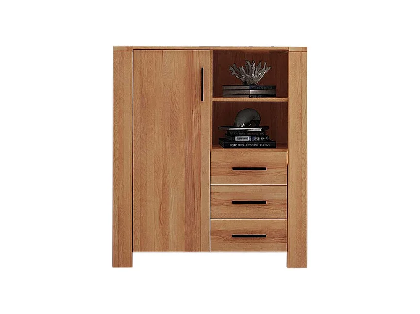 Brotschrank aus Kernbuche Massivholz 110 cm