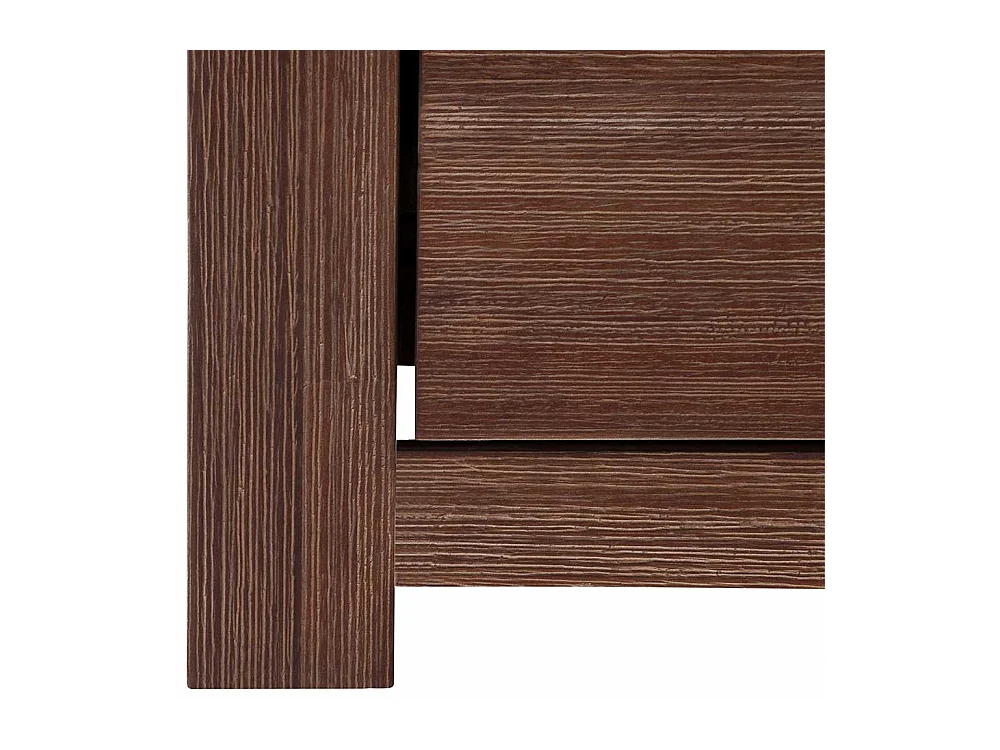 Schiebetüren Highboard aus Akazie Massivholz 100 cm breit