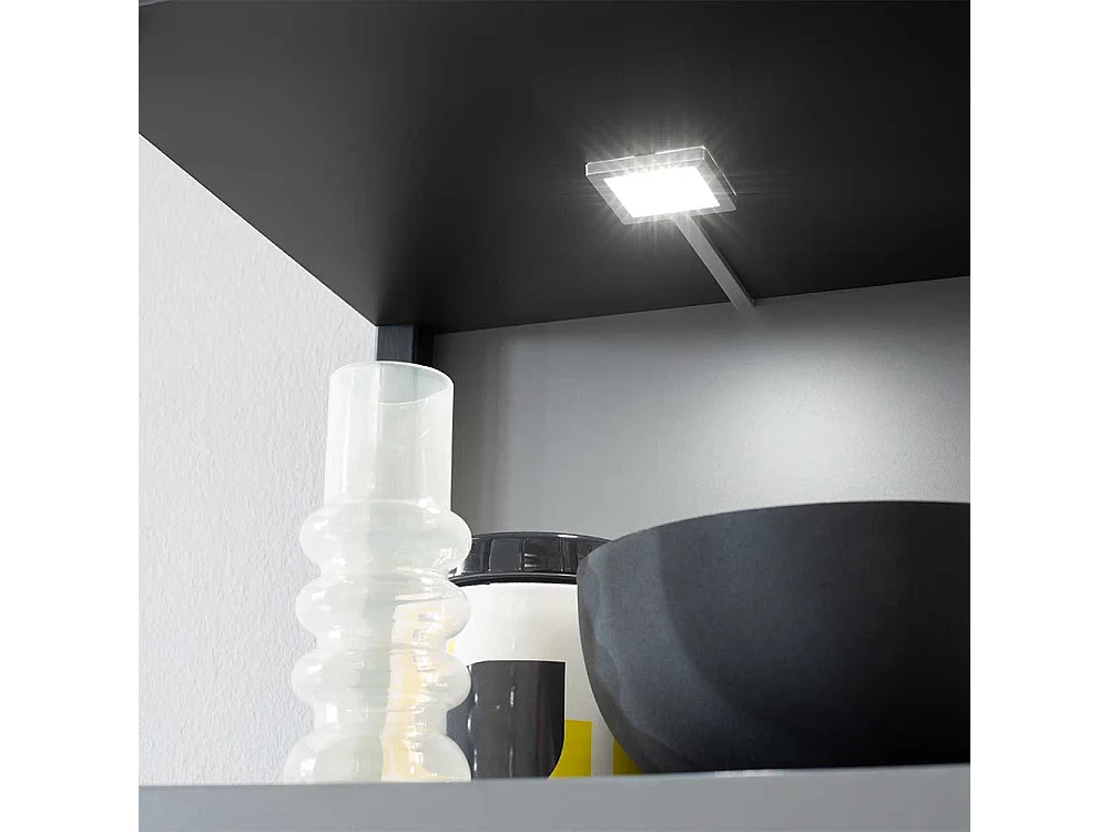 Wohnzimmer Highboard in Grau Anthrazit