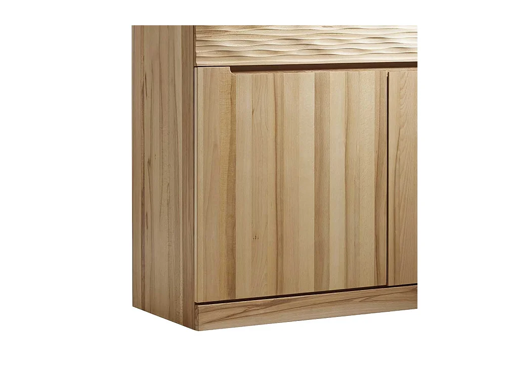 Esszimmer Highboard aus Kernbuche massiv geölt LED Beleuchtung