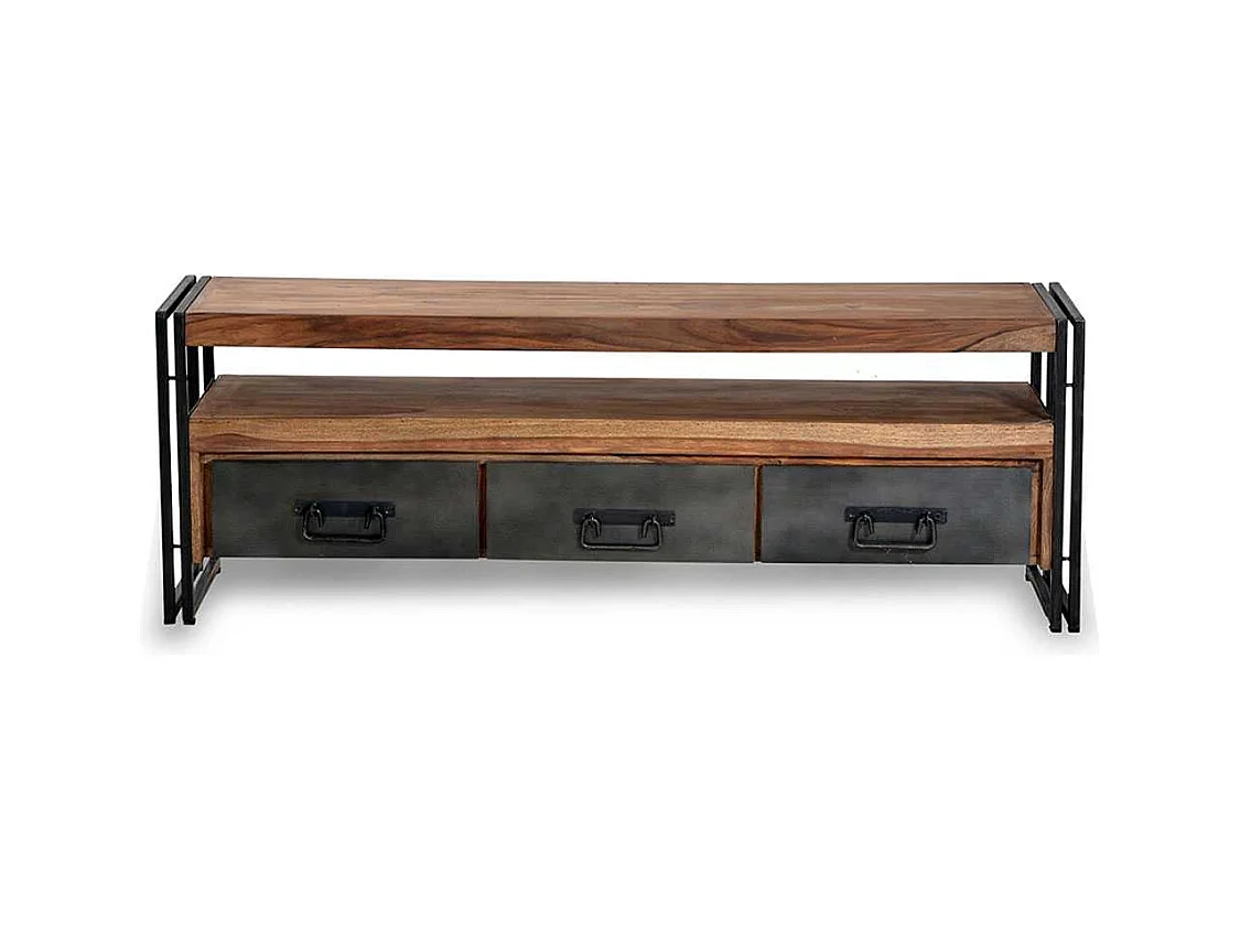 Lowboard im Industry Style Akazie Massivholz