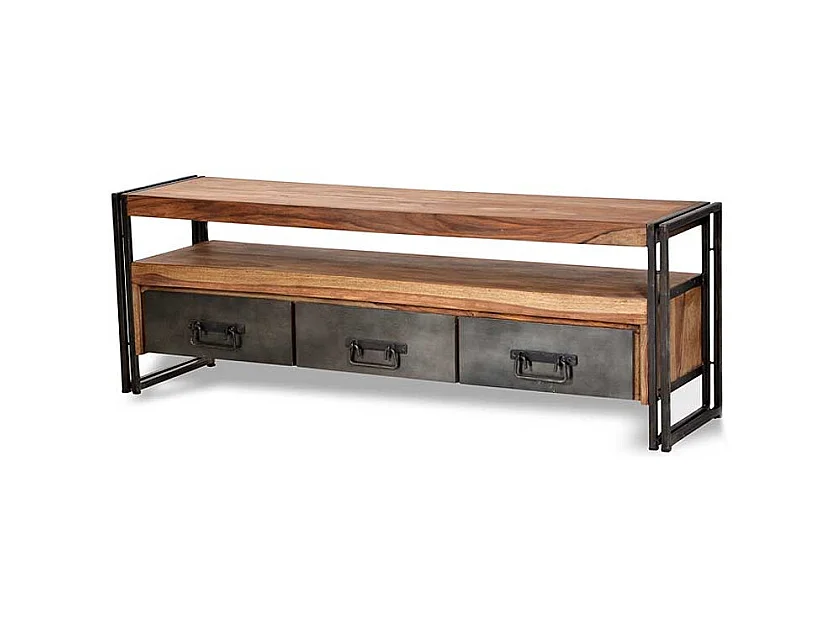 Lowboard im Industry Style Akazie Massivholz