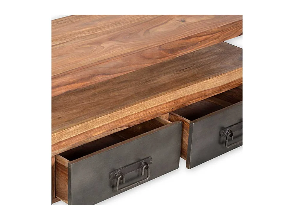 Lowboard im Industry Style Akazie Massivholz