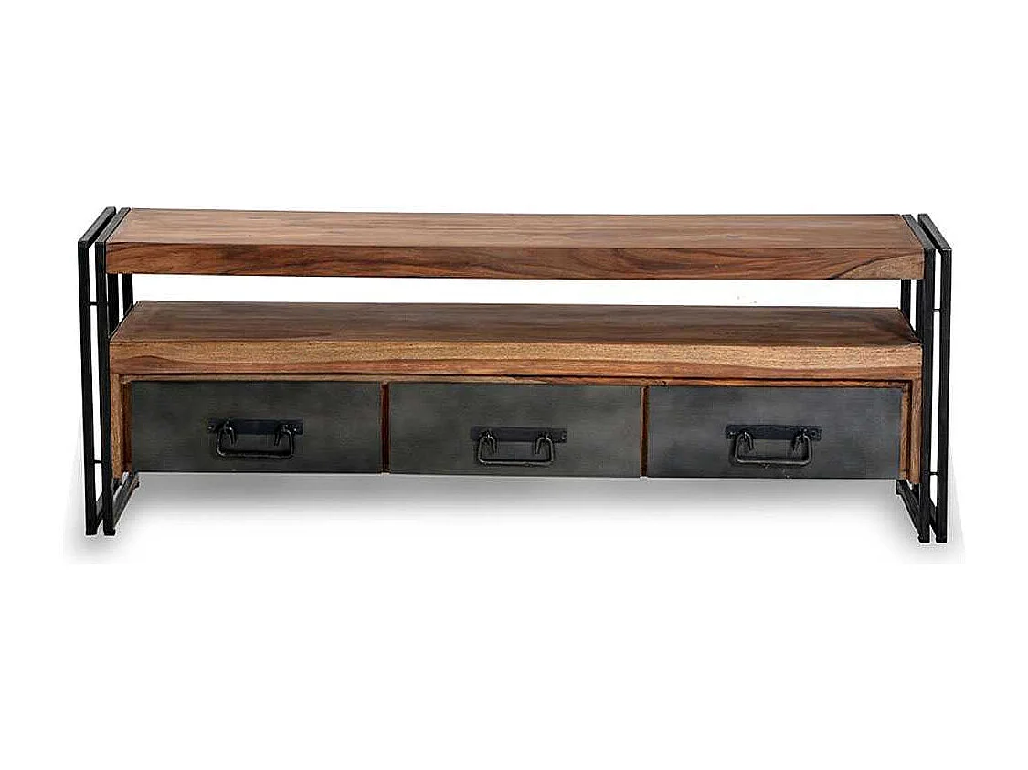 Lowboard im Industry Style Akazie Massivholz