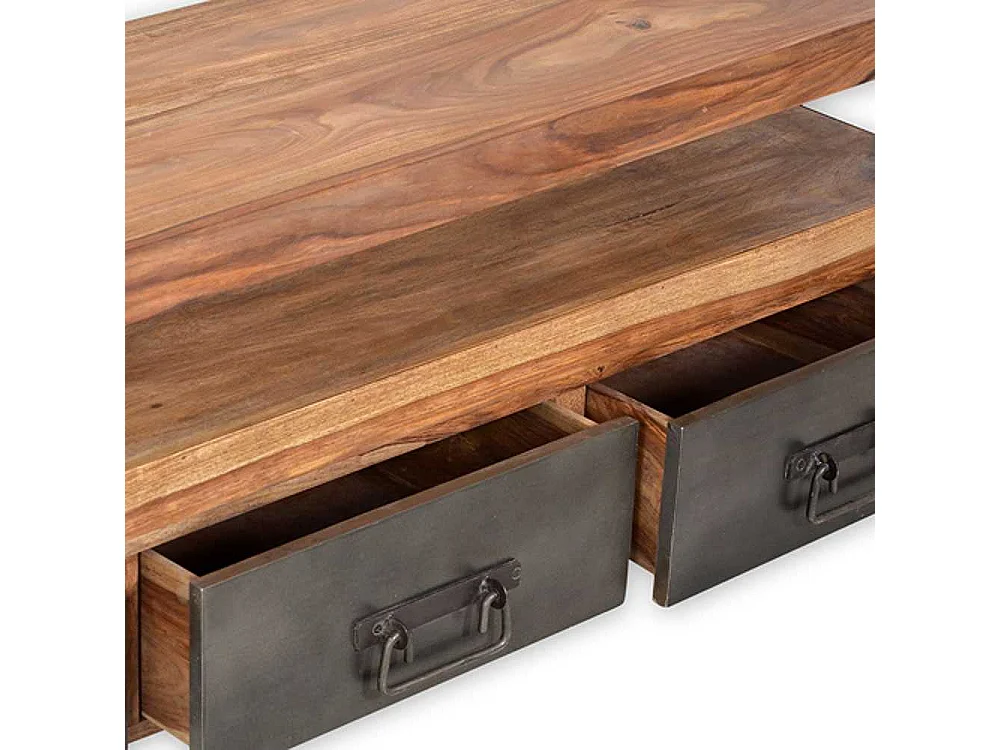 Lowboard im Industry Style Akazie Massivholz