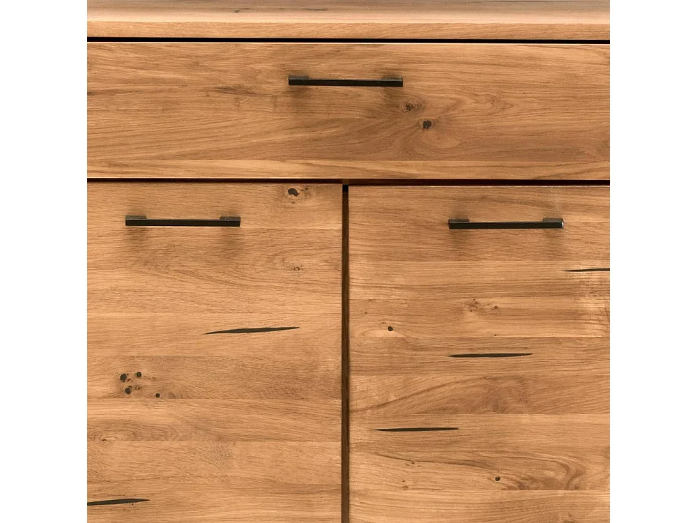 Hochkommode Vertiko Schrank mit Drehtüren und einer Schublade