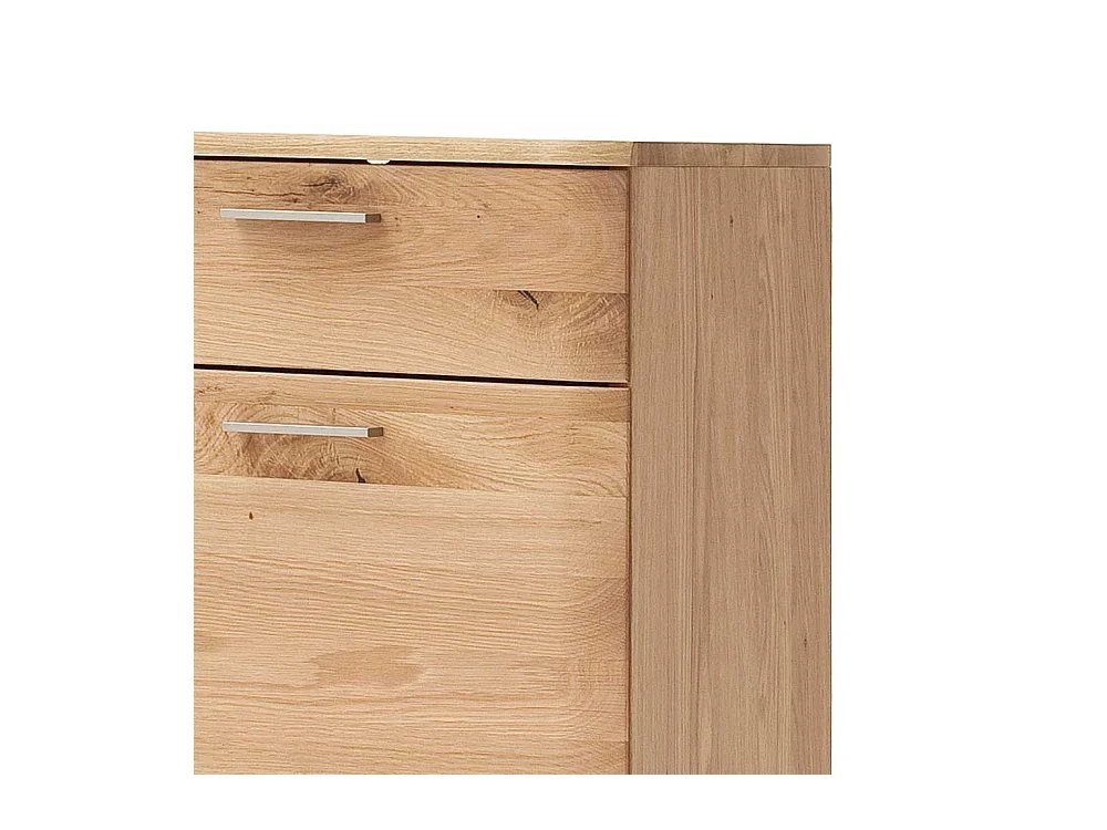 Schubladenkommode in Eiche Bianco vier Schubladen