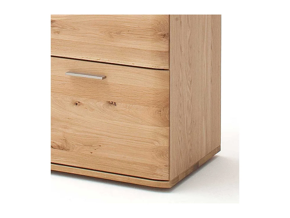 Schubladenkommode in Eiche Bianco vier Schubladen