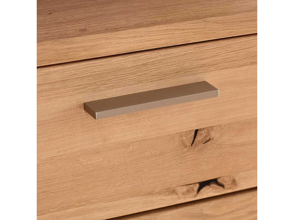 Schubladenkommode in Eiche Bianco vier Schubladen