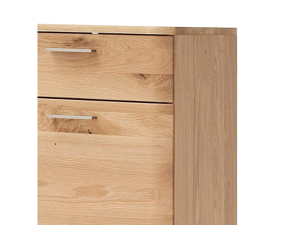 Schubladenkommode in Eiche Bianco vier Schubladen