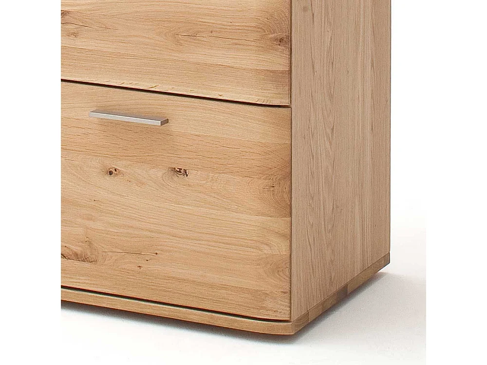 Schubladenkommode in Eiche Bianco vier Schubladen