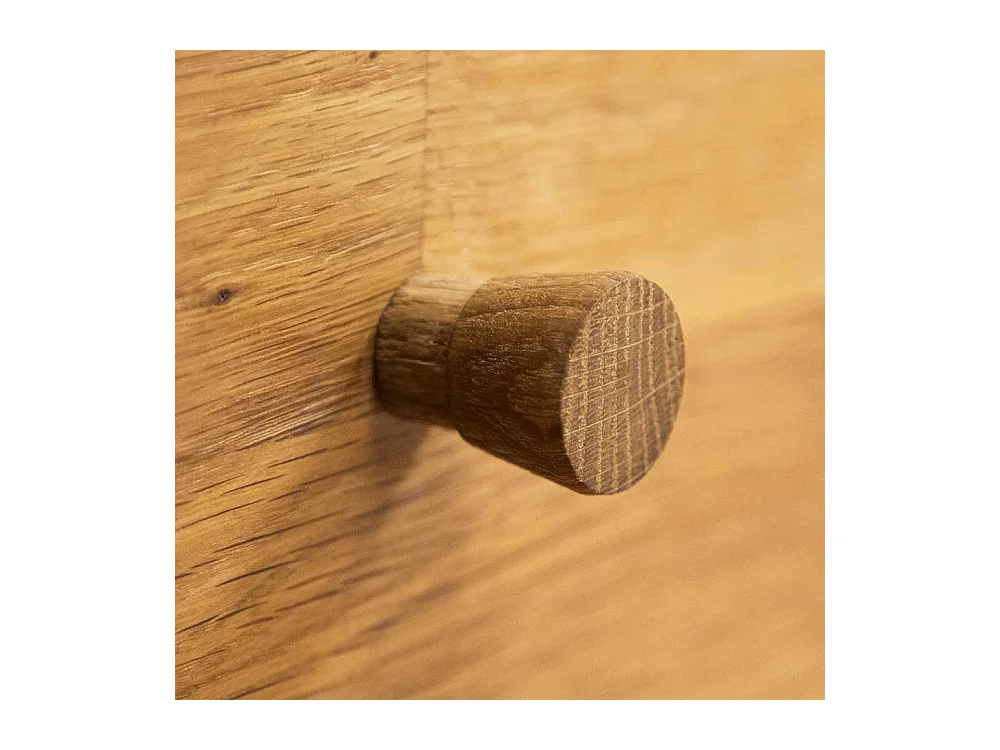 Lowboard aus Wildeiche Massivholz 50 cm hoch