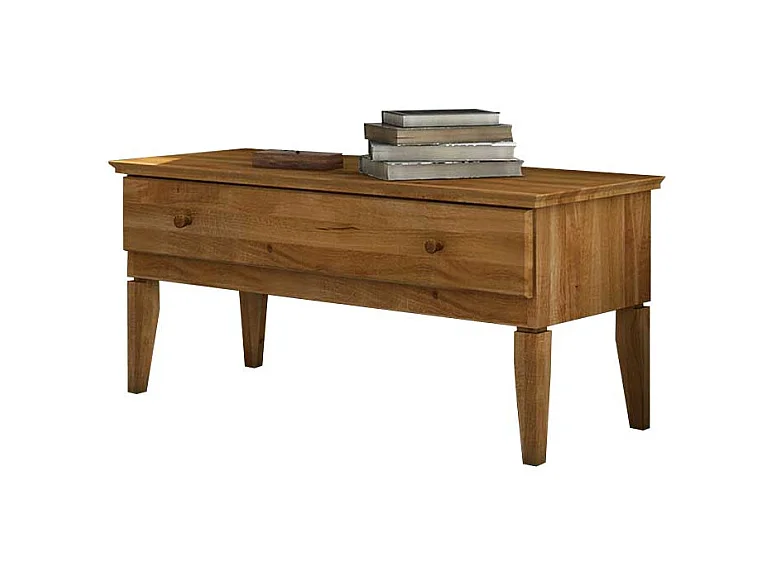 Lowboard aus Wildeiche Massivholz 50 cm hoch