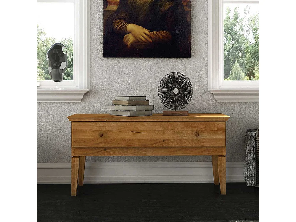 Lowboard aus Wildeiche Massivholz 50 cm hoch