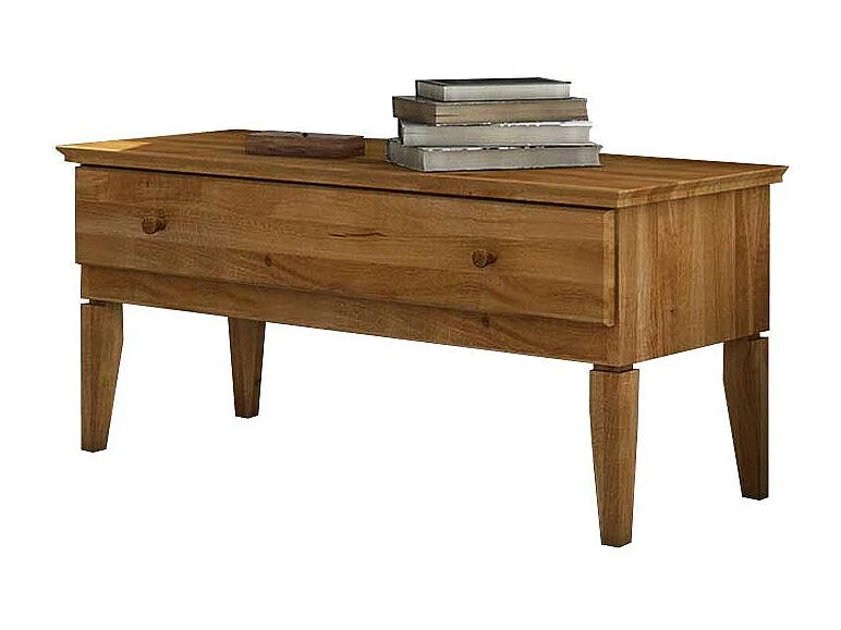 Lowboard aus Wildeiche Massivholz 50 cm hoch