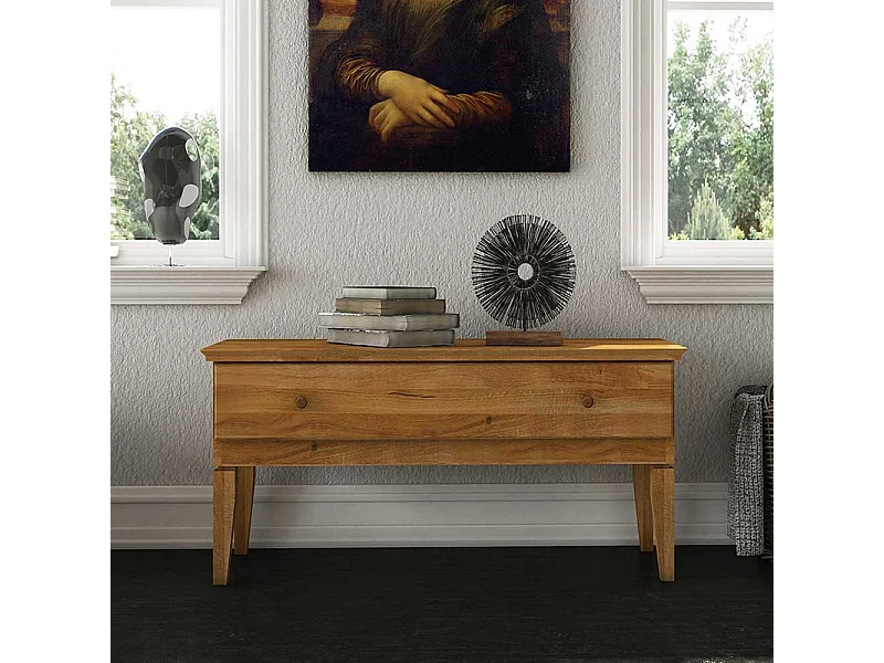 Lowboard aus Wildeiche Massivholz 50 cm hoch