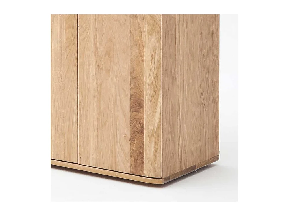 Garderobenkommode in Eiche Bianco 65 cm breit