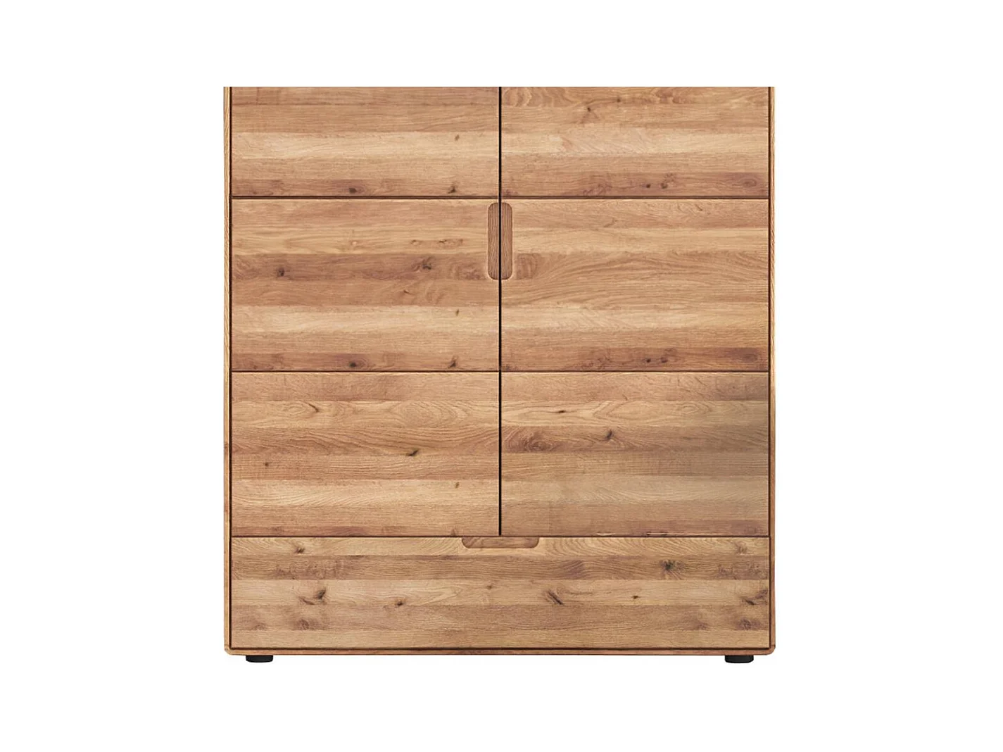 Highboard Wohnzimmerschrank aus Massivholz 2 türig