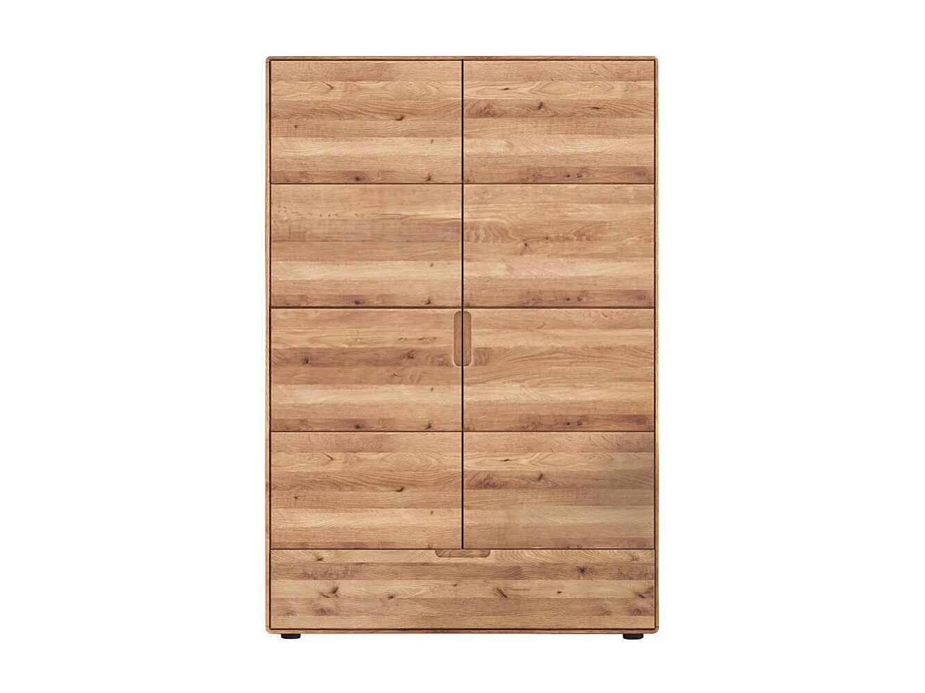 Highboard Wohnzimmerschrank aus Massivholz 2 türig