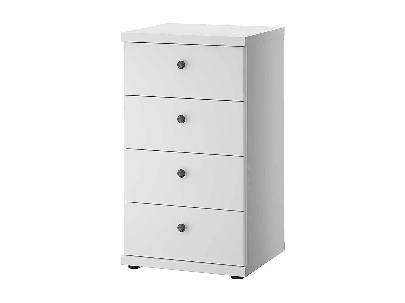 Hochkommode mit Schubladen weißer Landhaus Stil 47 cm breit