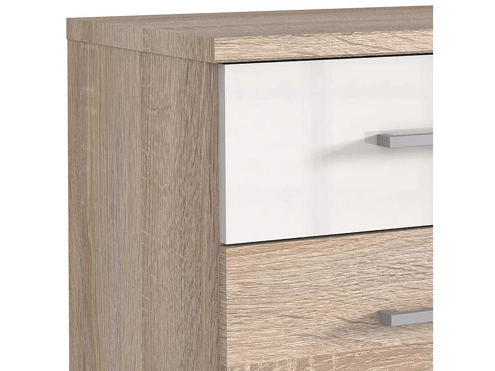 Moderne Hochkommode mit sechs Schubladen Made in Germany