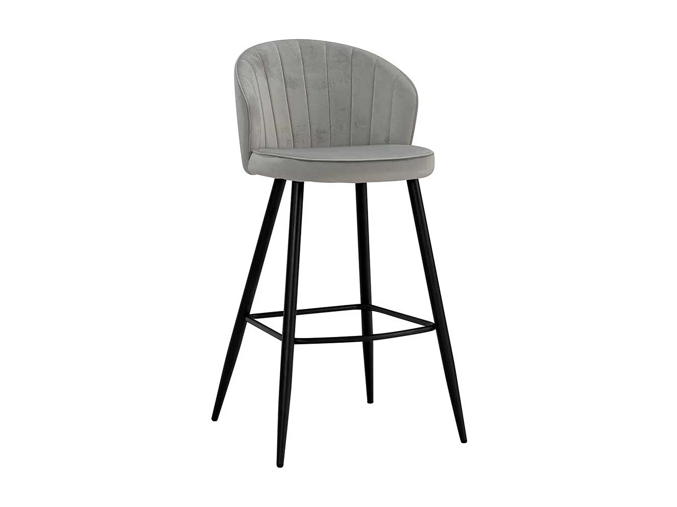 Barhocker Küche Design Barhocker in Grau 70 cm Sitzhöhe (2er Set)