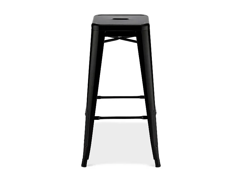 Metall Tresenhocker in Schwarz Industriedesign (4er Set)