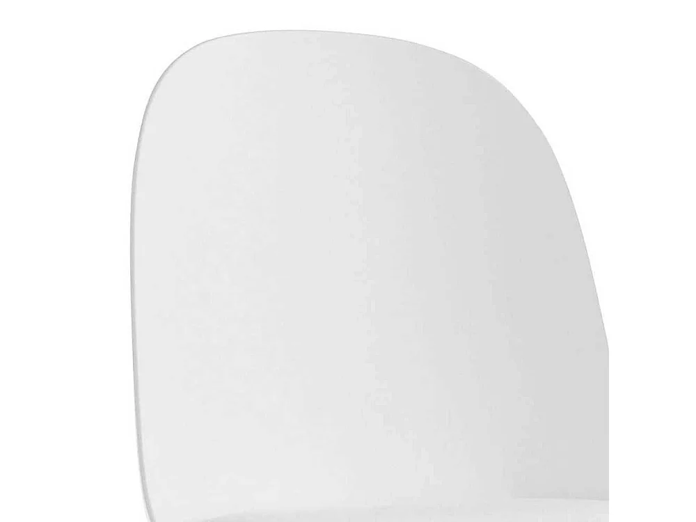 Hochhocker in Weiß und Schwarz Vierfußgestell aus Metall (2er Set)