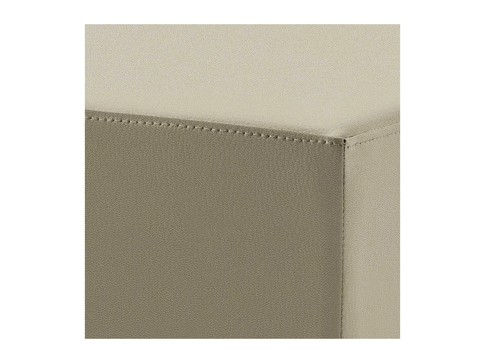 Moderner Barhocker in Taupe und Schwarz Vierfußgestell aus Metall