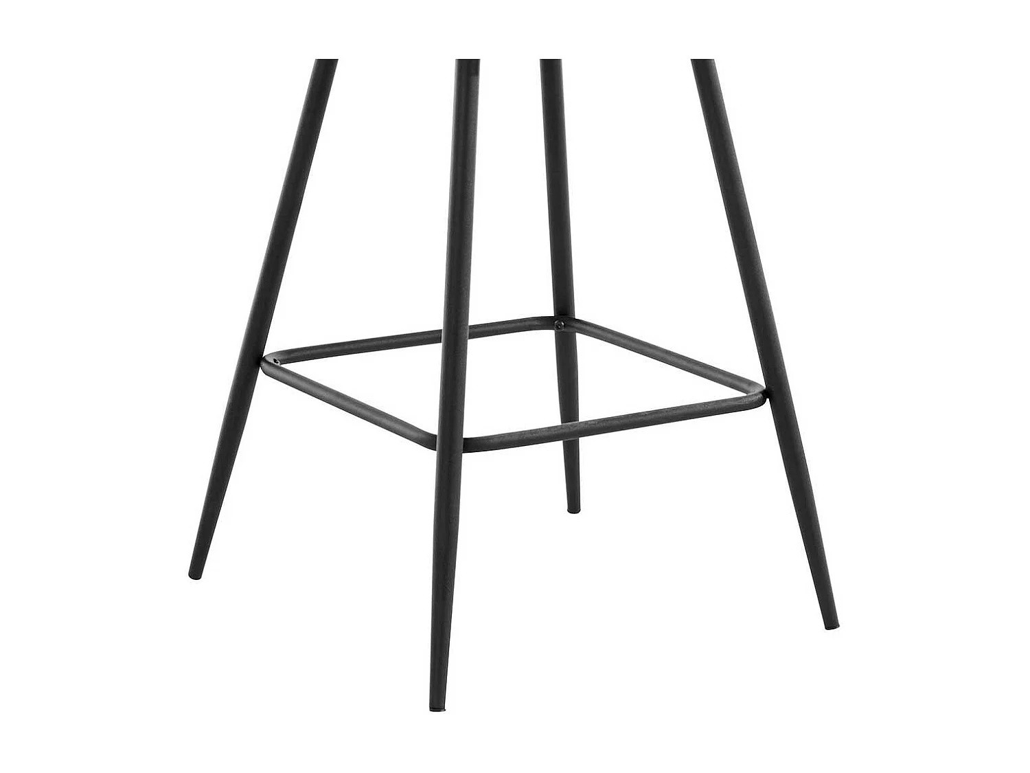 Kunstleder Hochhocker in Schwarz 70 cm Sitzhöhe (2er Set)