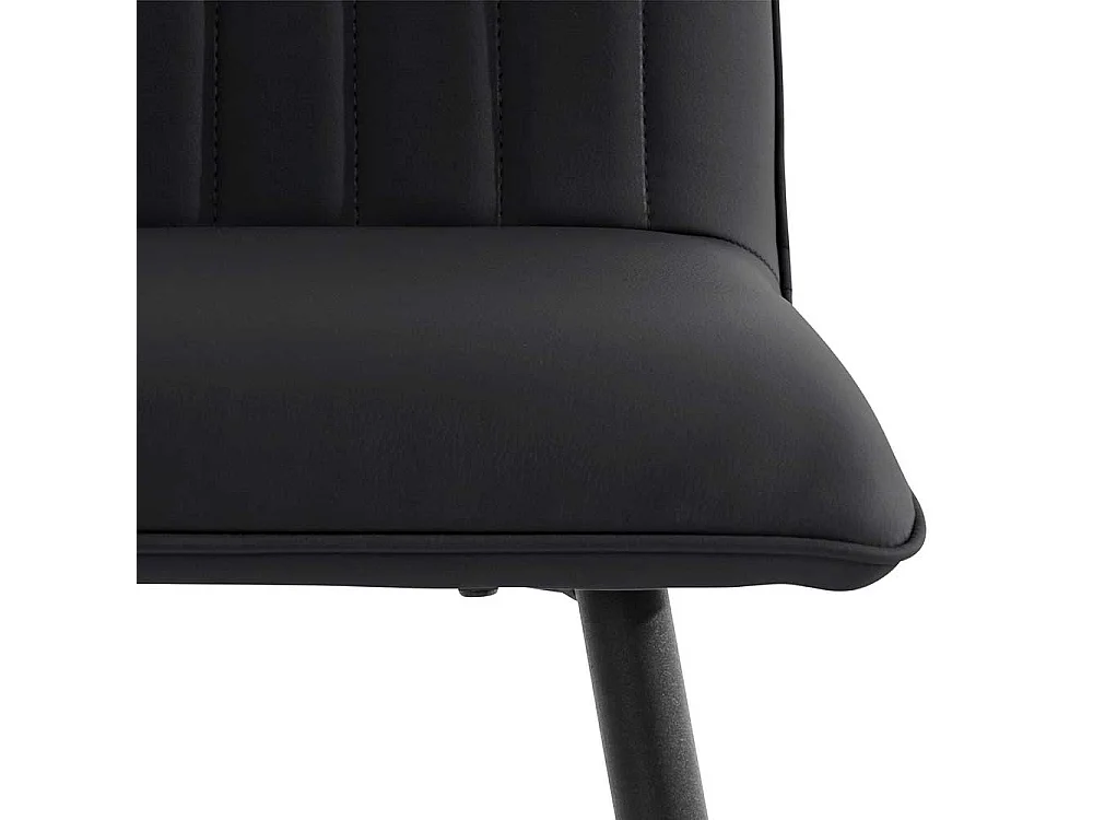 Kunstleder Hochhocker in Schwarz 70 cm Sitzhöhe (2er Set)