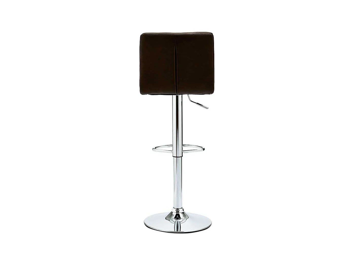 Tresenst�hle in Dunkelbraun Kunstleder Gasdruck (2er Set)