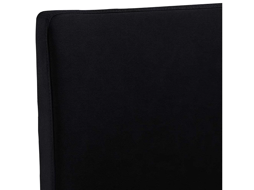 Tresenstuhl aus gedecktem Glattleder Tellerfuß aus Metall