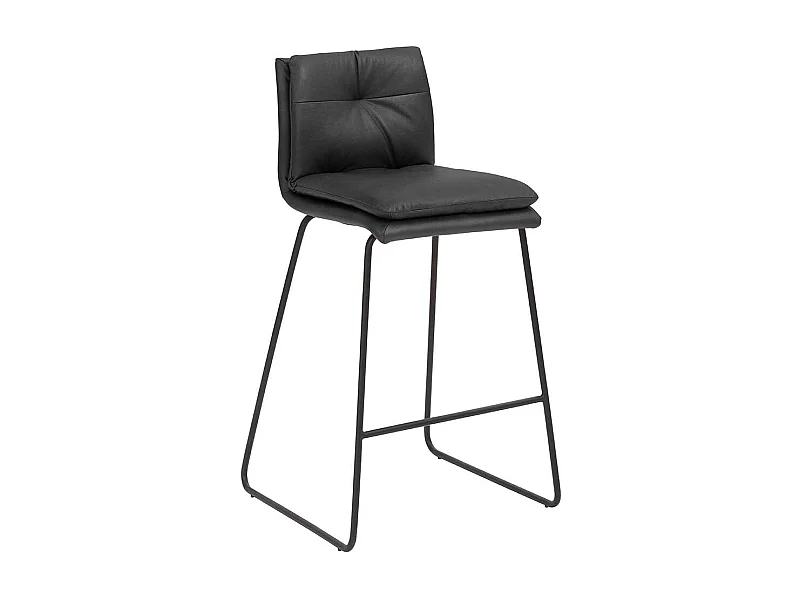 Barhocker Küche in Dunkelgrau und Schwarz Made in Germany