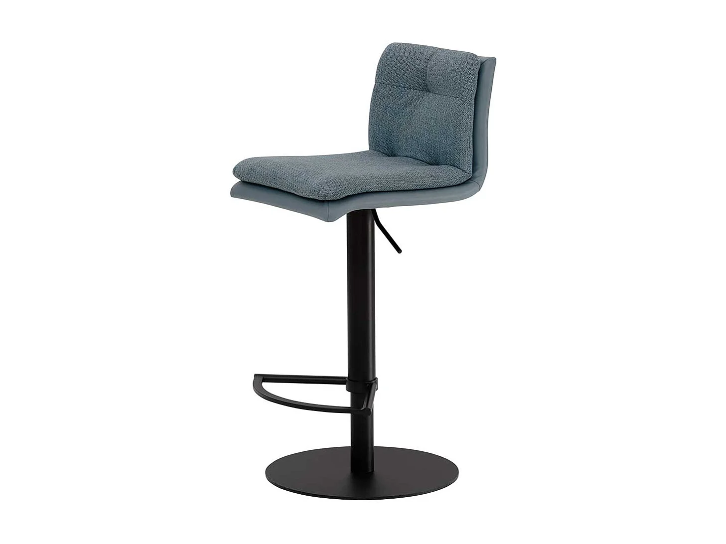 Hoher Hocker Küche oder Bar in Blaugrau und Hellblau Made in Germany