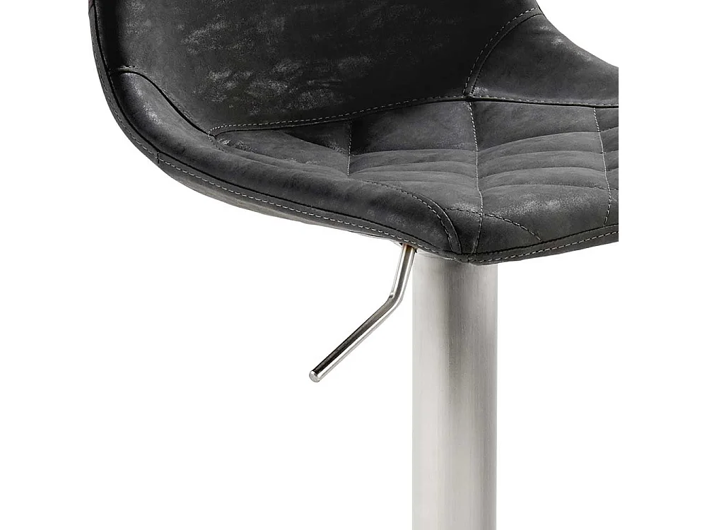 Tresenstuhl mit gepolsterter Rückenlehne Gasdruck höhenverstellbar