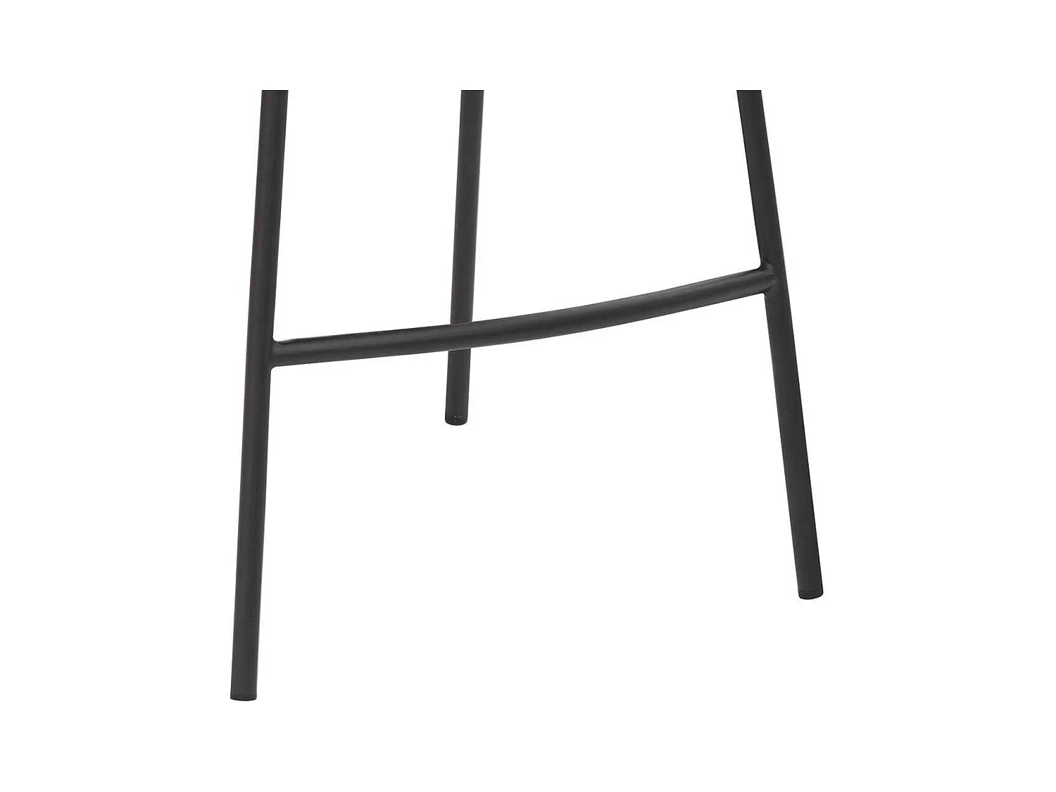 Metallgestell Küchenhocker in Schlammfarben Beige Schwarz