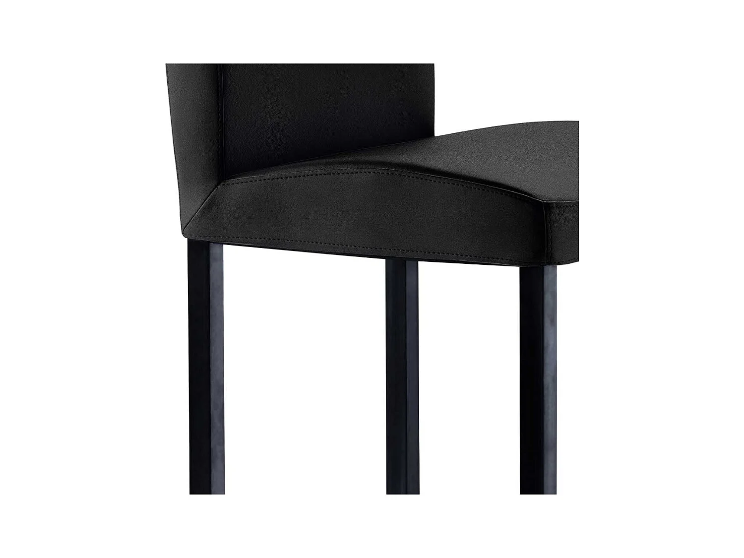 Premium Barstuhl in Schwarz Anthrazit