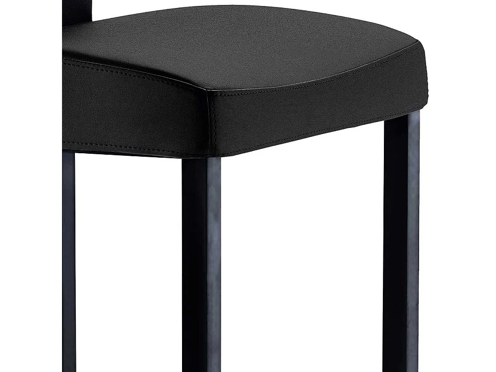 Premium Barstuhl in Schwarz Anthrazit