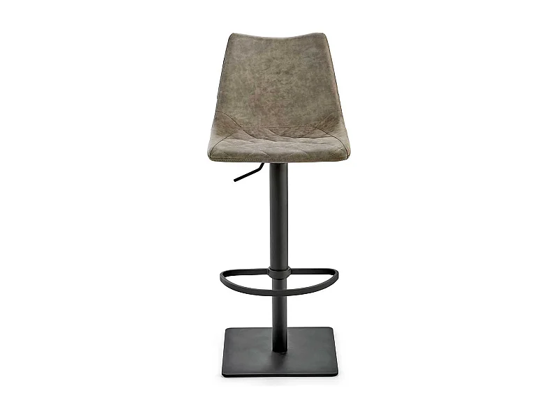 Barstuhl in Schlammfarben Kunstleder modern