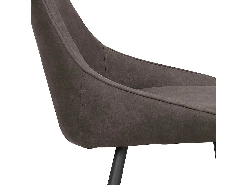 Dunkelgraue Barhocker mit Schalensitz 67 cm Sitzhöhe (2er Set)