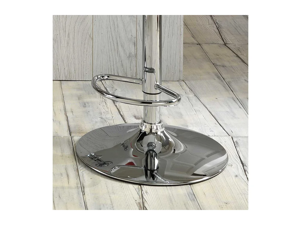 Design Barhocker in Schwarz Weiß Lehne (2er Set)