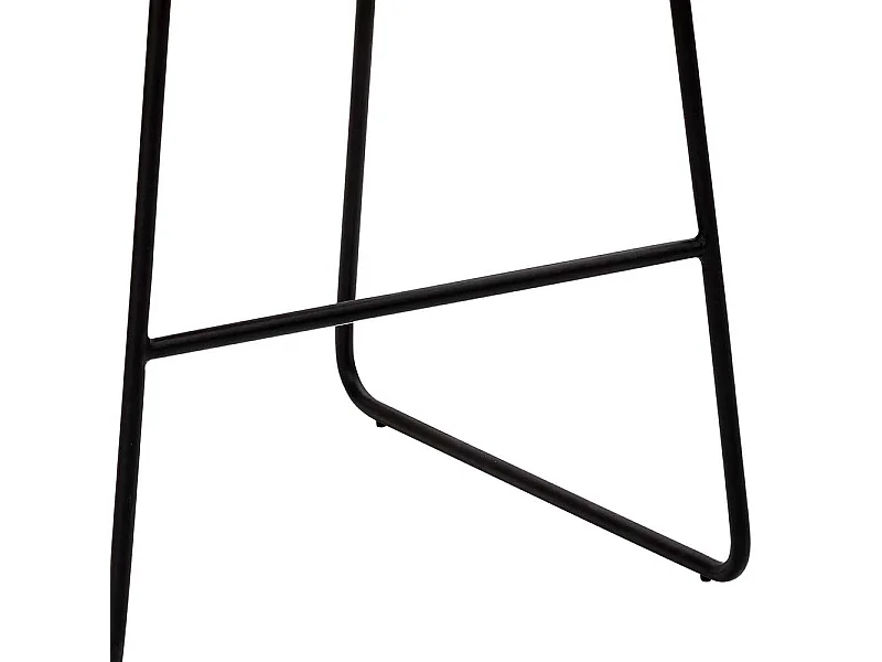 Kunstleder Küchenhocker in Schlammfarben Vintage Schwarz