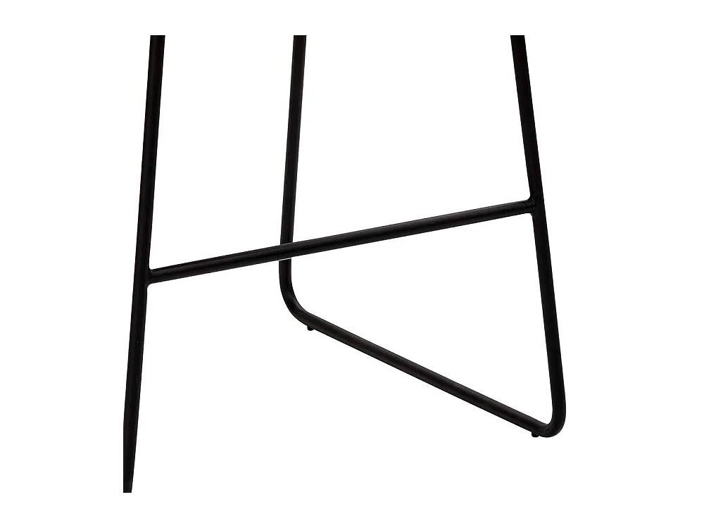 Kunstleder Küchenhocker in Schlammfarben Vintage Schwarz