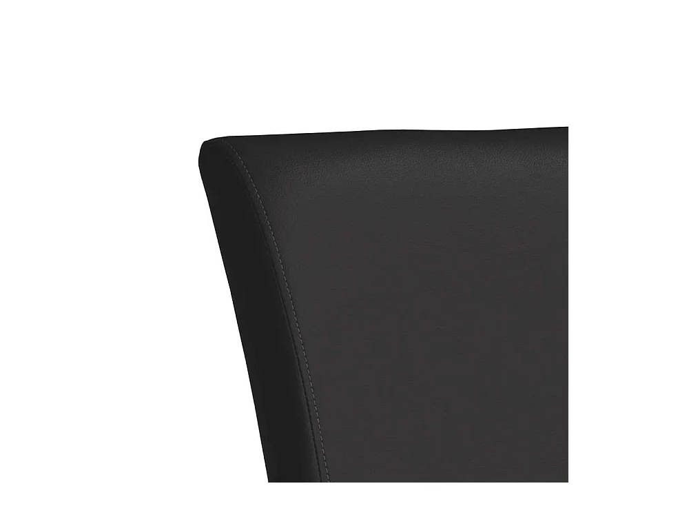 Höhenverstellbarer Barhocker in Schwarz mit Rückenlehne