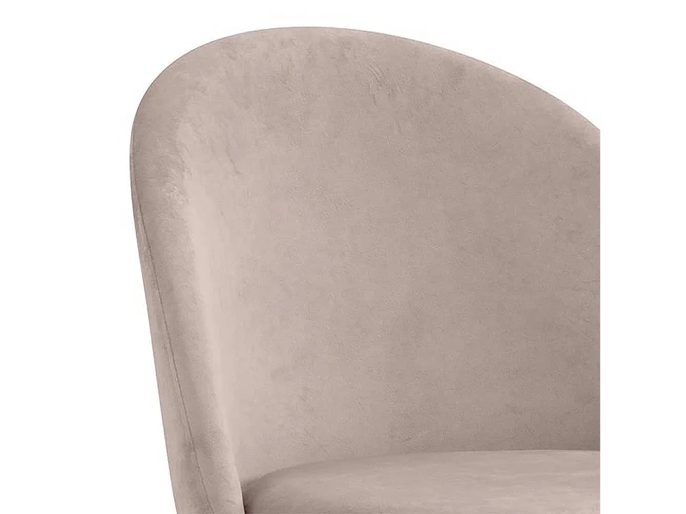 Tresenstuhl Barhocker Set in Beige und Goldfarben (2er Set)