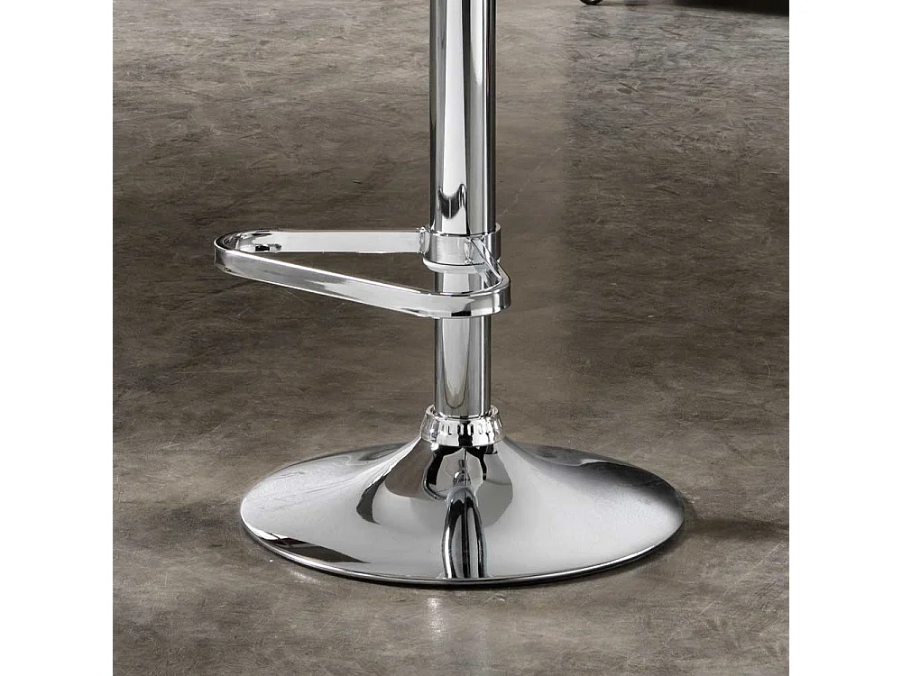 Barstuhl in Weiß höhenverstellbar und drehbar