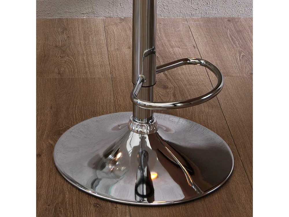 Designbarhocker in Dunkelgrau Webstoff Lehne (2er Set)