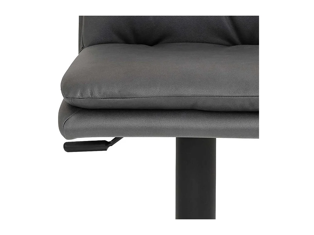 Küchentheken Hocker mit gepolsterter Rückenlehne Tellerfuß